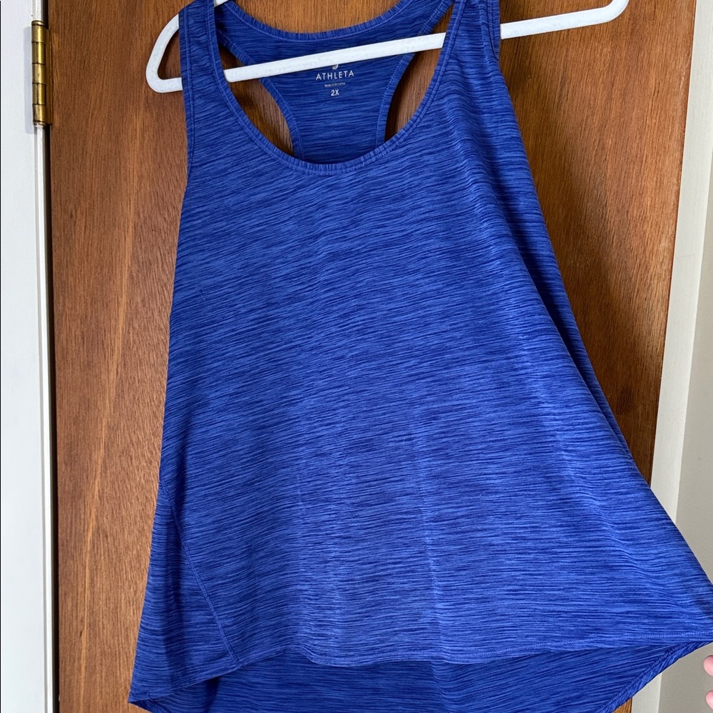 Athleta Women's Vibrant Blue Tank Top